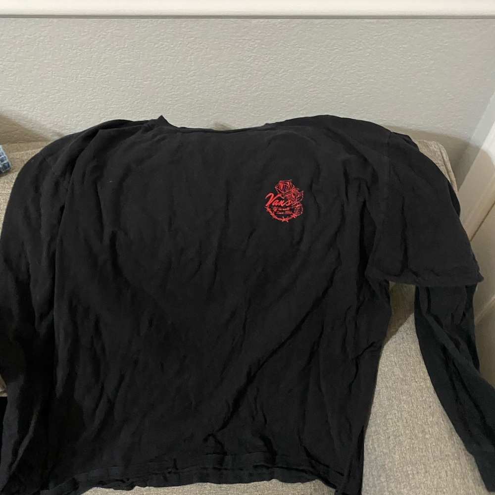black vans long sleeve